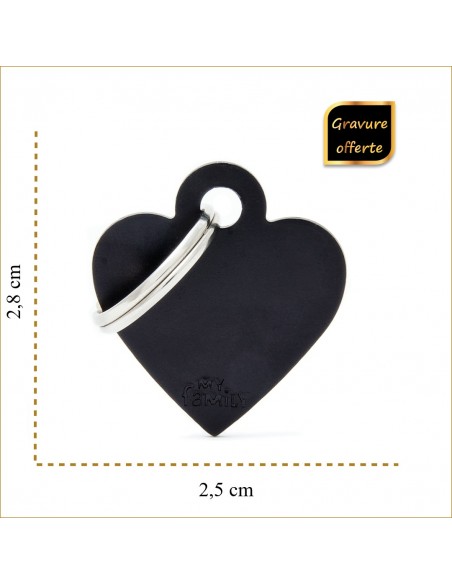 chien-et-chat-taille-medaille-personnalise-noir-petit-coeur