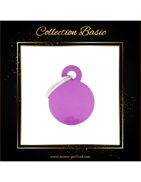 medaille-ronde-pour-chien-et-chat-ronde-violet