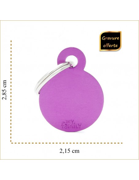 medaille-ronde-pour-chien-et-chat-ronde-violet-taille