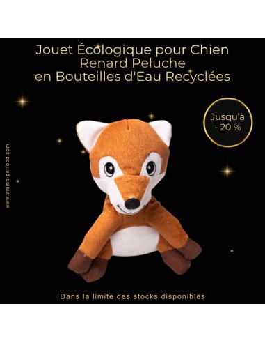 jouet-ecologique-pour-chien-renard-peluche-en-bouteilles-d-eau-recyclees