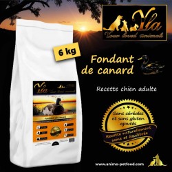Croquettes naturelles au canard pour chien adulte, sans céréales ni gluten, pour un confort digestif optimal