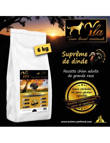 Croquettes pour chien de grande race, adaptées aux sensibilités digestives
