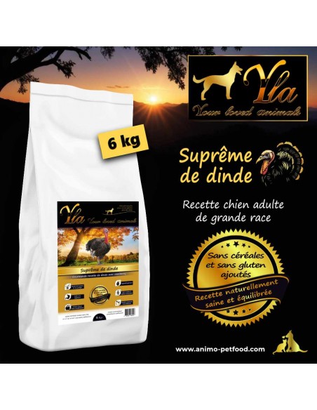 Croquettes pour chien de grande race, adaptées aux sensibilités digestives