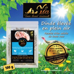 Croquettes sans céréales à la dinde pour chien adulte sensible