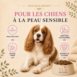 Croquettes YLA CIBL’SOIN 1,5 kg pour chien à peau sensible et pelage terne 2