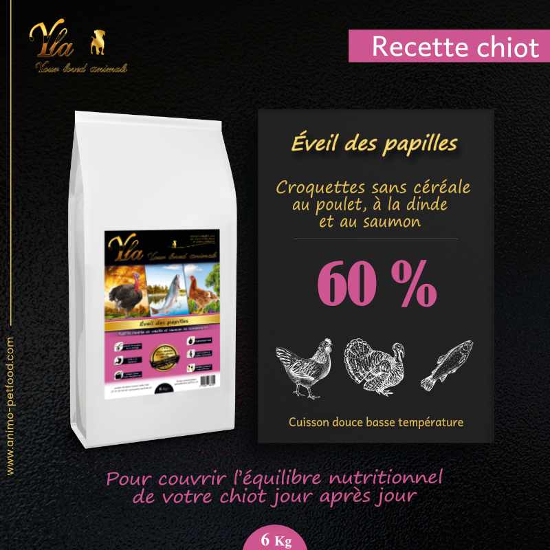 chiot-alimentation-hypoallergénique-sans-cereale