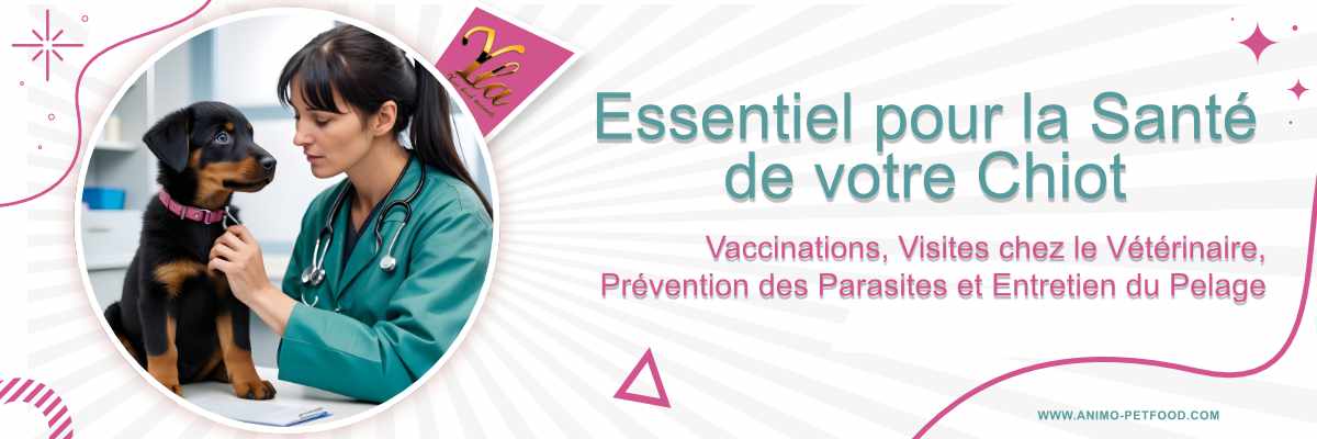 Soins de santé essentiels pour les chiots Vaccinations, Visites chez le Vétérinaire, Prévention des Parasites et Entretien du Pelage
