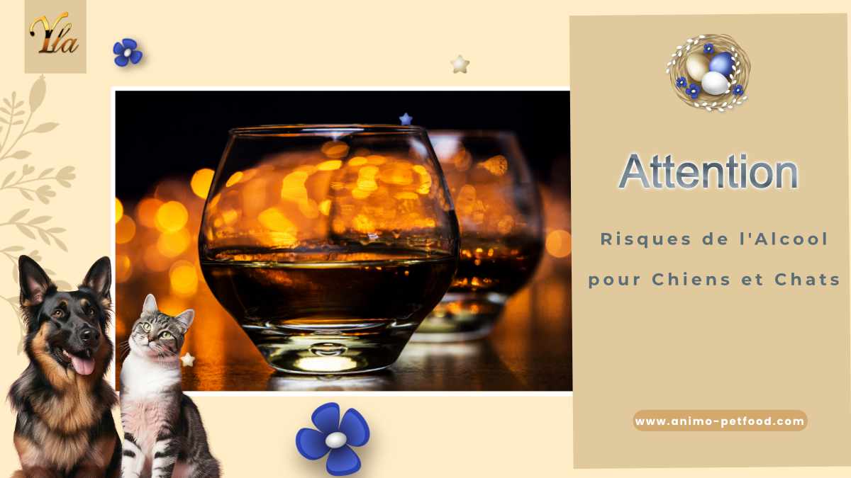 alcool est nocif pour les chats et les chiens