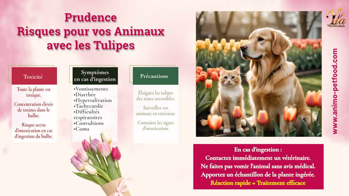 Risques pour vos Animaux  avec les Tulipes 