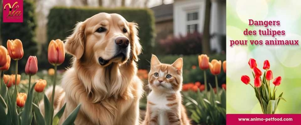 L’empoisonnement par les tulipes chez les chiens et les chats