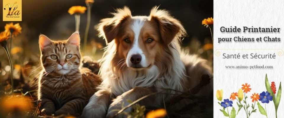 Guide pour le bien-être des chats et des chiens au printemps