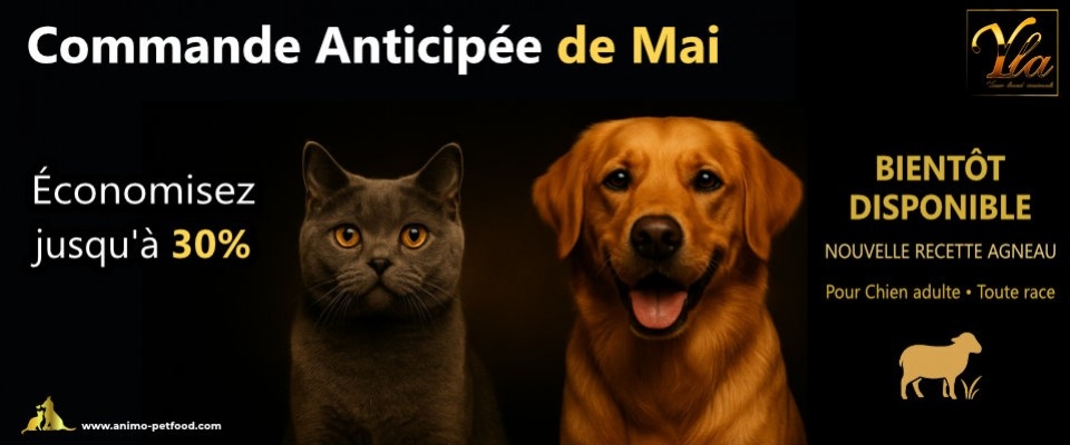 Précommandes Mai 2025 : Croquettes Haut de Gamme pour Chiens et Chats