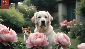 Les pivoines sont-elles sans danger pour les chiens et les chats ?