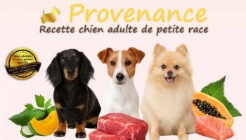 Croquettes naturelles chiens petite race – Gamme Provenance